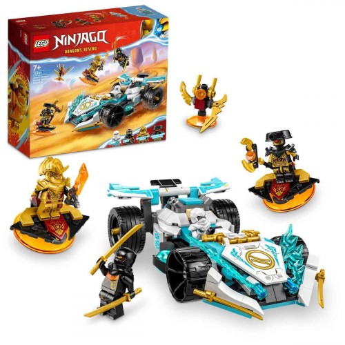 LEGO NINJAGO Zane in Ejderha Gücü Spinjitzu Yarış Arabası 71791