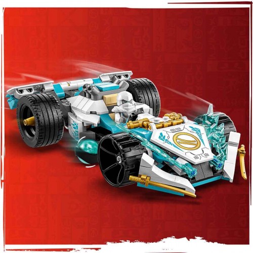 LEGO NINJAGO Zane in Ejderha Gücü Spinjitzu Yarış Arabası 71791
