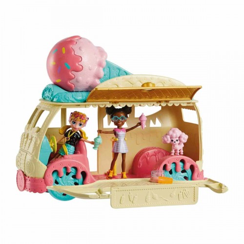 Polly Pocket Minik Lezzetler Dondurma Arabası Polly ve Shani HHX77