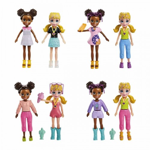 Polly Pocket Minik Lezzetler Dondurma Arabası Polly ve Shani HHX77