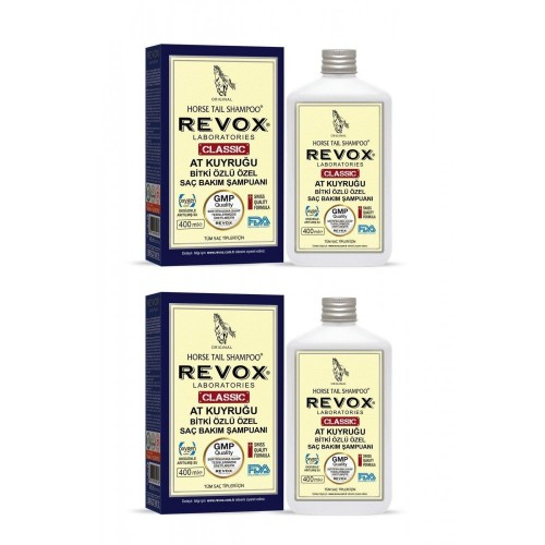 Revox At Kuyruğu Şampuan 400 ml x 2 Adet