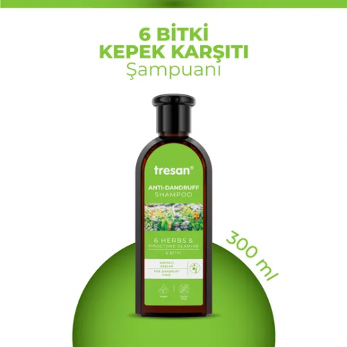 Tresan 6 Bitki Kepek Karşıtı Şampuan 300 ml