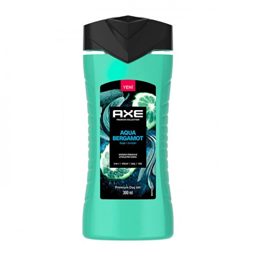 Axe Premium Collection Duş Jeli Aqua Bergamot 3 in 1 Vücut Saç 300 ml