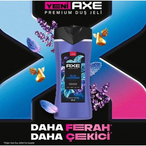 Axe Premium Collection Duş Jeli Blue Lavender 300 ml x 2 Adet