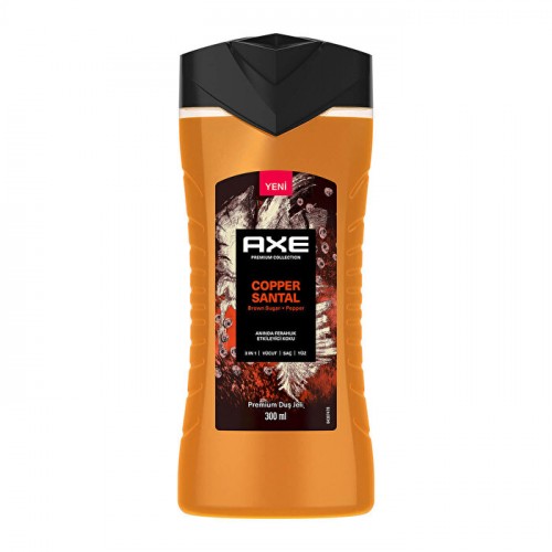 Axe Premium Collection Duş Jeli Copper 3 In 1 Vücut Saç Yüz 300 ml