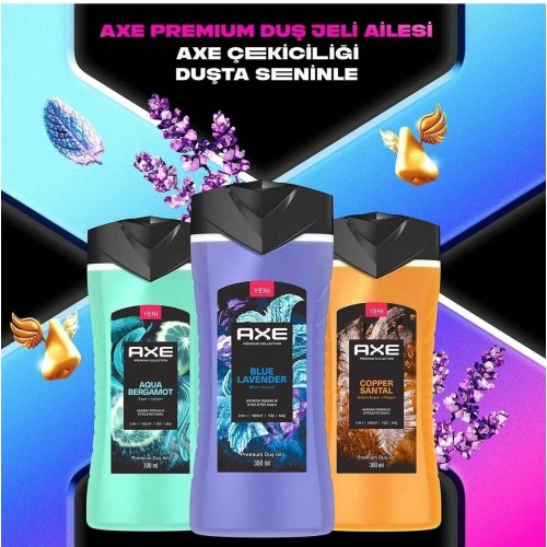 Axe Premium Collection Duş Jeli Seti 3 In 1 Vücut Saç Yüz 300 ml