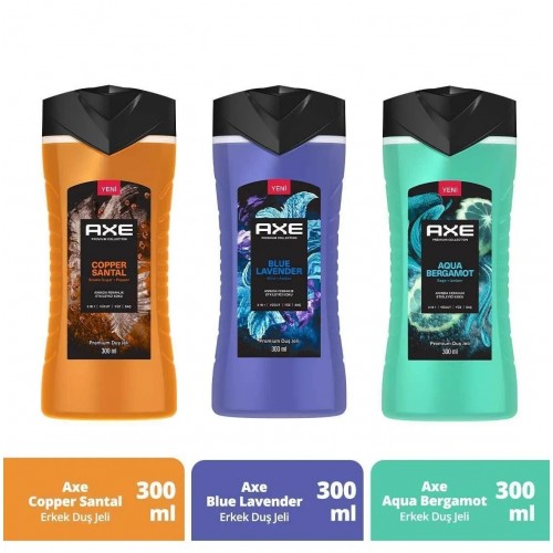 Axe Premium Collection Duş Jeli Seti 3 In 1 Vücut Saç Yüz 300 ml