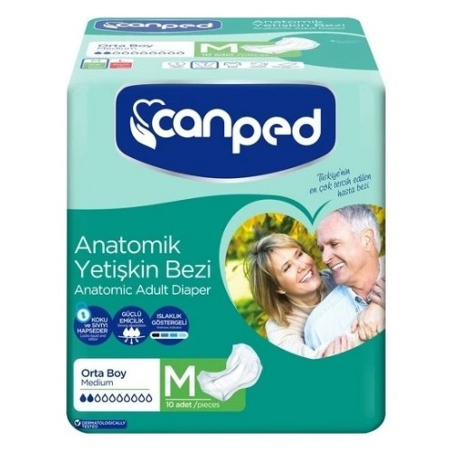 Canped Anatomik Hastabezi Normal Orta 10 lu