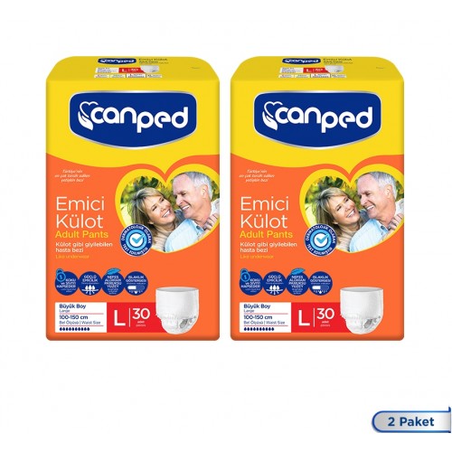 Canped Emici Külot Büyük Boy Large 30 Adet x 2 adet