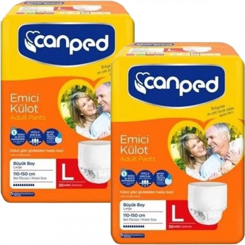 Canped Emici Külot Büyük Boy Large 30 Adet x 2 Adett