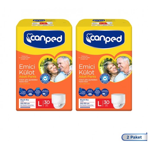 Canped Emici Külot Büyük Boy Large 30 Adet x 2 Adett