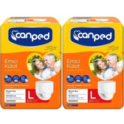 Canped Emici Külot Büyük Boy Large 30 Adet x 2 Adett