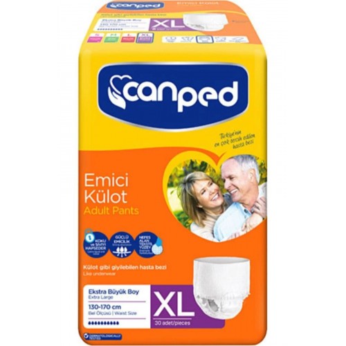 Canped Emici Külot Extra Büyük Boy Large 30 Adet