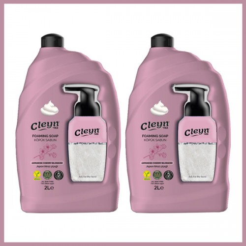 Cleyn Japon Kiraz Çiceği Köpük Sabun 2 Litre x 2 Adet