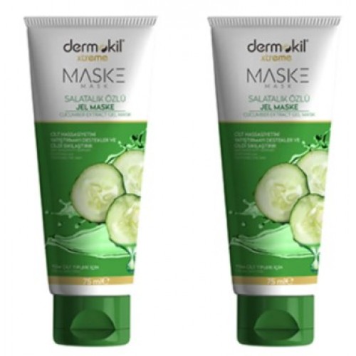 Dermokil Salatalık Özlü Jel Maske 75 ml x2 Adet