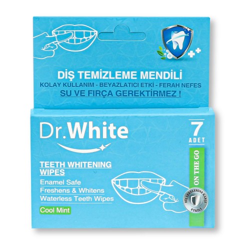 Dr.White Diş Beyazlatma Mendili 7 adet