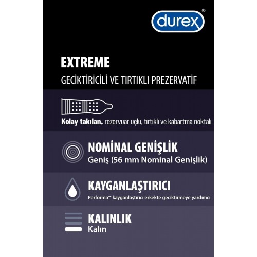 Durex Klasik Kondom 16 lı ve Extreme Prezervatif 20 li