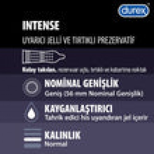 Durex Intense Uyarıcı Prezervatif 20 li