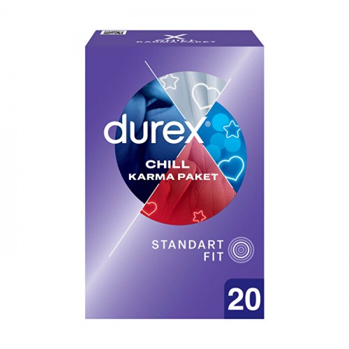 Durex Klasik Kondom 16 lı ve Durex Chill Karma Prezervatif 20 li