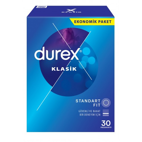 Durex Klasik Kondom 30 lu