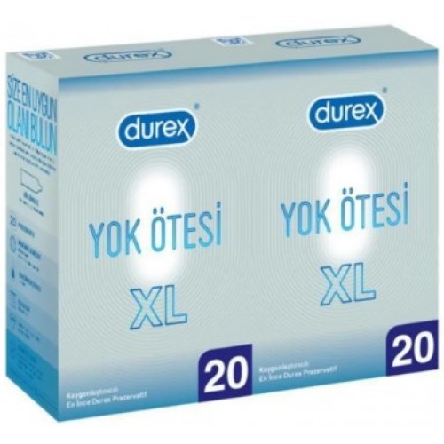 Durex Yok Ötesi XL 20 li x 2 Adet