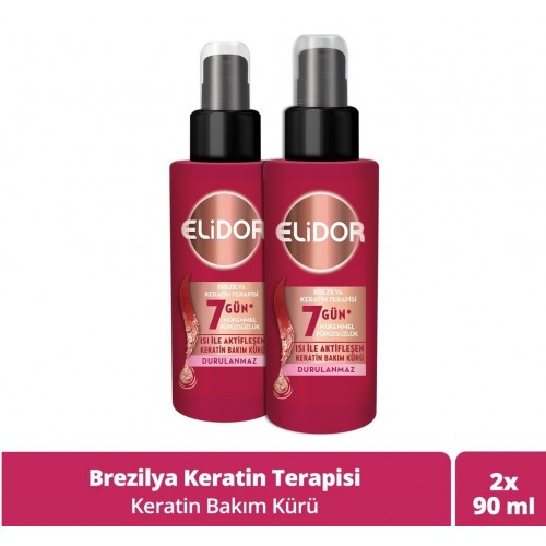 Elidor Brezilya Keratin Bakım Kürü 90 ml x 2 Adet