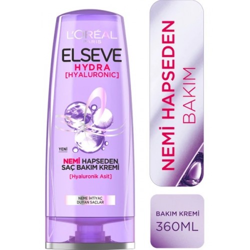 Elseve Hydra Nemi Hapseden Saç Bakım Kremi 360 ml