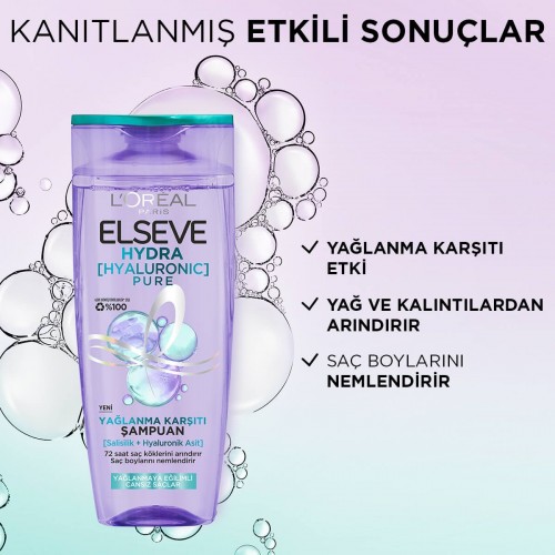 Loreal Paris Elseve Hydra Pure Şampuan 300 ml