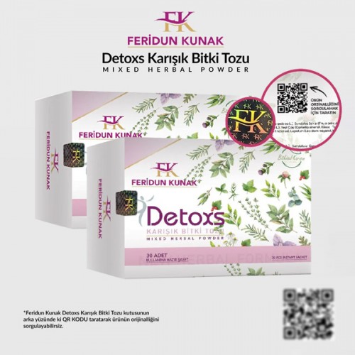 Feridun Kunak Karışık Bitki Detoxs Çayı 30 Adet x 2 Adet