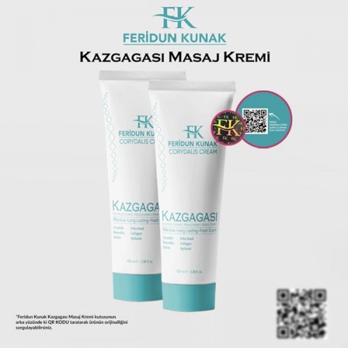 Feridun Kunak Kazgagası Doğal Ve Ağrı Masaj Kremi 100 ml x 2 Adet 