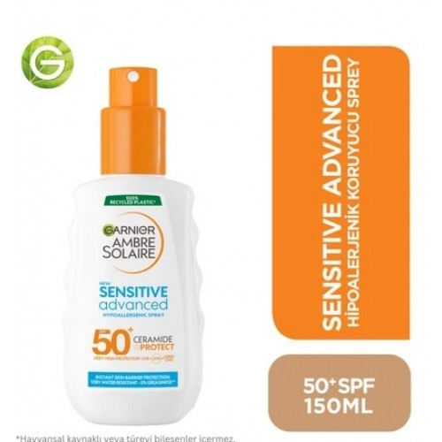 Garnier Ambre Solaire Hipoalerjenik Güneş Koruyucu Sprey Spf50 150 ml