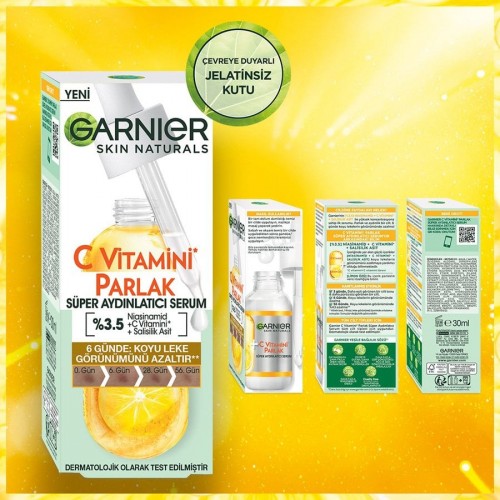 Garnier C Vitamini Parlak Süper Aydınlatıcı Serum 30 ml