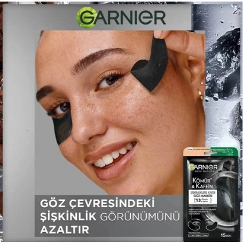 Garnier Göz Şişkinliklerine Karşı Kömür ve Kafein Göz Maskesi