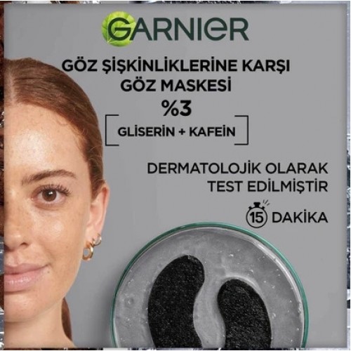 Garnier Göz Şişkinliklerine Karşı Kömür ve Kafein Göz Maskesi