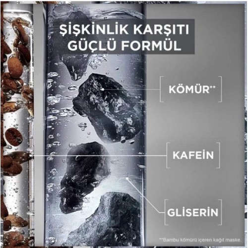 Garnier Göz Şişkinliklerine Karşı Kömür ve Kafein Göz Maskesi