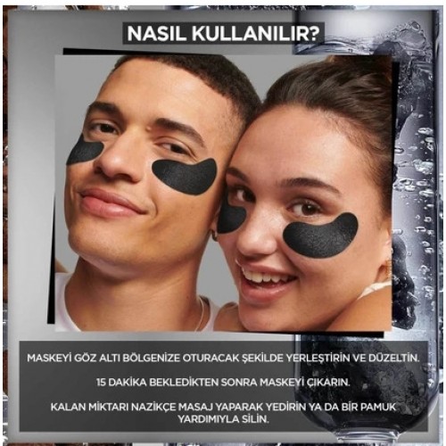 Garnier Göz Şişkinliklerine Karşı Kömür ve Kafein Göz Maskesi