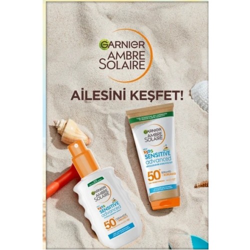 Garnier Ambre Solaire Kids Hipoalerjenik Güneş Sprey Spf50 150 ml