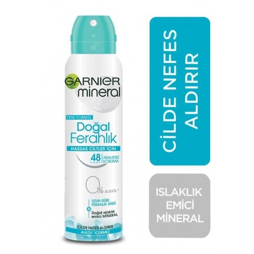 Garnier Mineral Doğal Ferahlık Sprey Deodorant 150 ml