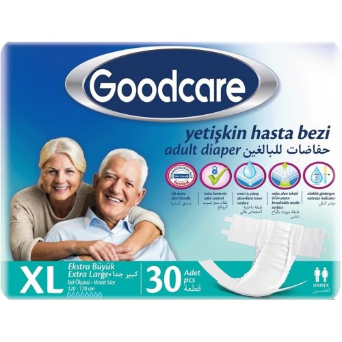 Goodcare Belbantlı Yetişkin Hasta Bezi Extra Büyük 30 lu