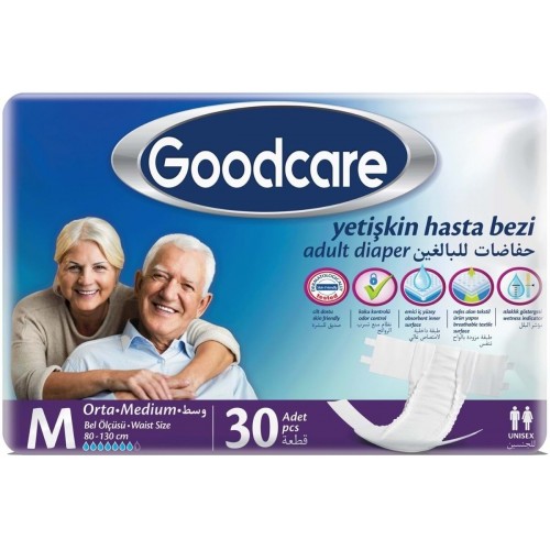 Goodcare Belbantlı Yetişkin Hasta Bezi Medium 30 lu