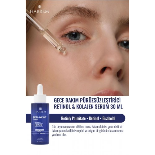 Harrem Reti-night Retinol Ve Kolajen Serum 30 ml