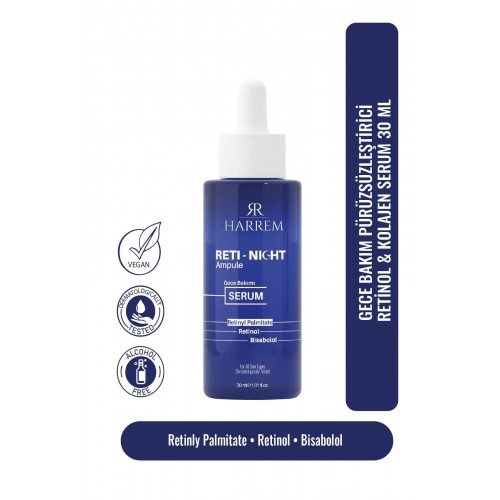 Harrem Reti-night Retinol Ve Kolajen Serum 30 ml