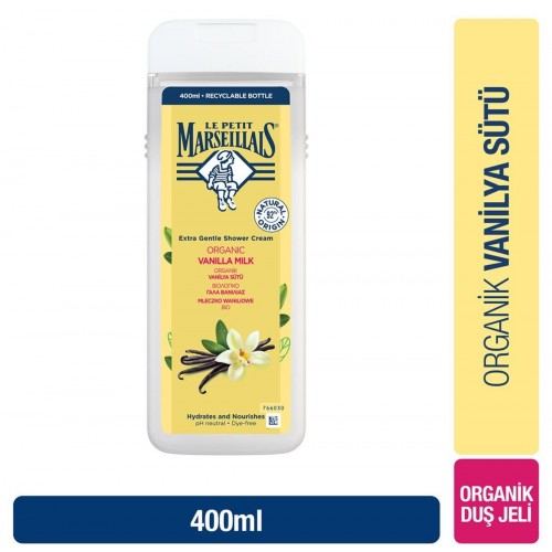 Le Petit Marseillais Duş Jeli Vanilya Sütü 400 ml