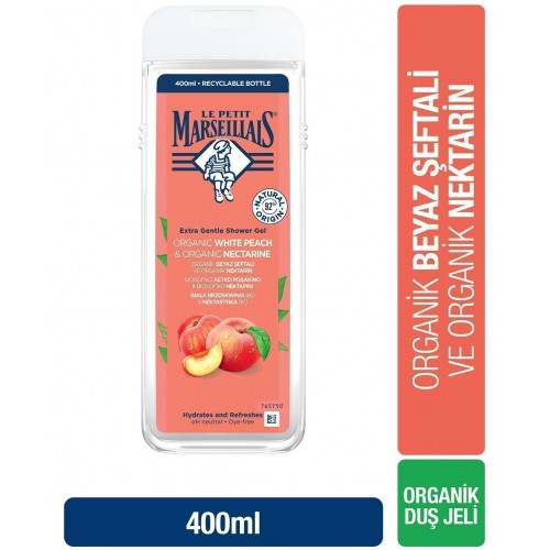 Le Petit Marseillais Şeftali ve Nektarin Duş Jeli 400 ml