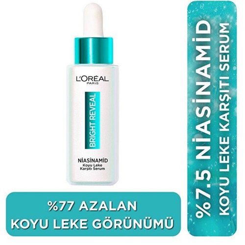 Loreal Paris Bright Reveal Koyu Leke Karşıtı Serum Niasinamid 30 ml