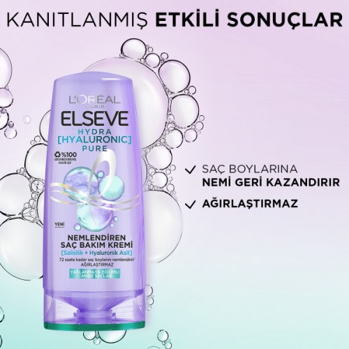 Elseve Hydra Hyaluronic Pure Saç Kremi 250 ml