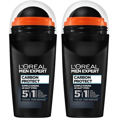 Loreal Paris Expert Carbon Protect Ant Perspirant Roll On 50 ml 2 Adet