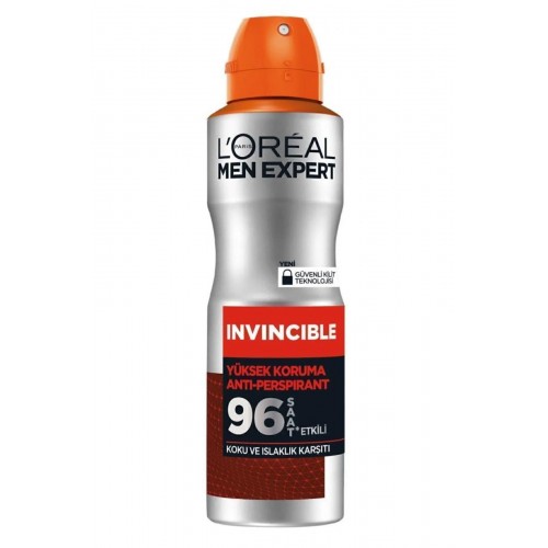 Loreal Paris Men Expert Invincible Anti Deodorant 150 ml x 3 Adet