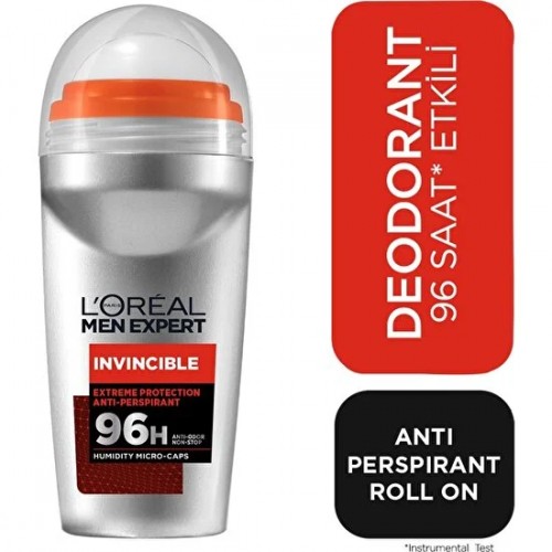 Loreal Paris Men Expert Invincible Anti Erkek Roll On 50 ml x 2 Adet