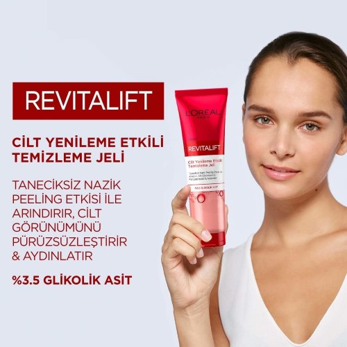 Loreal Paris Revitalift Cilt Yenileme Etkili Temizleme Jeli Glikolik Asit 150 ml